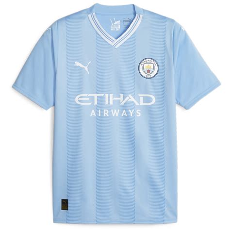 Puma | Manchester City Home Shirt 2023 2024 Adults | Blue/White ...