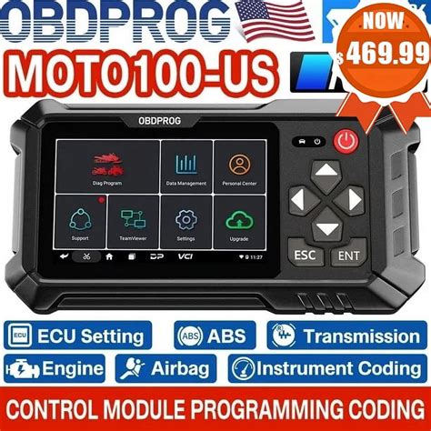 Obdprog Moto Motorcycle Scanner Motorbike Diagnostic Tool Check All