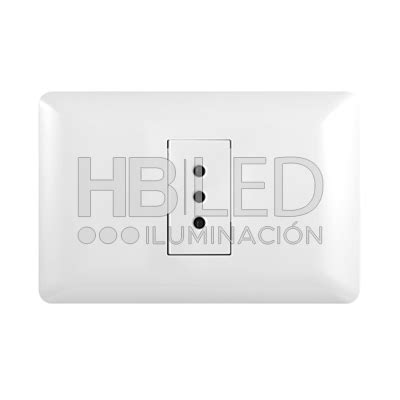 Tomacorriente Simple A V Blanco Sku Iluminaci N Led Hb