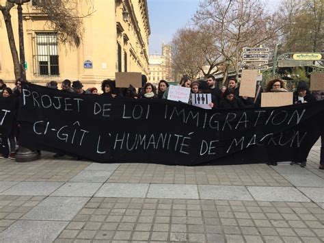 Manifestations Contre Le Projet De Loi Asile Et Immigration Voxpublic