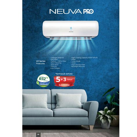 Polytron Ac Wall Mounted Split Standard Neuva Pro 2 Pk Pac 18vz