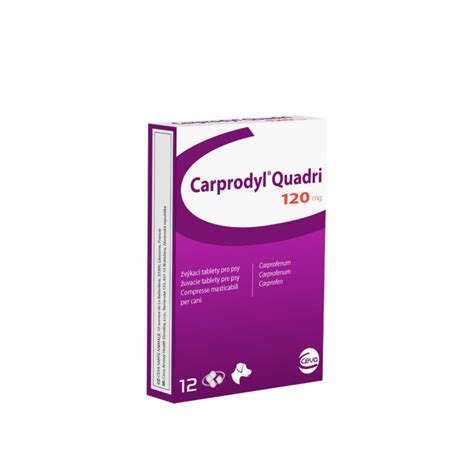 CARPRODYL Quadri 120 mg žvýkací tablety pro psy cymedica