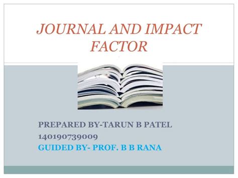 Impact Factor Of Journal As Per Journal Citation Report Snip Sjr I