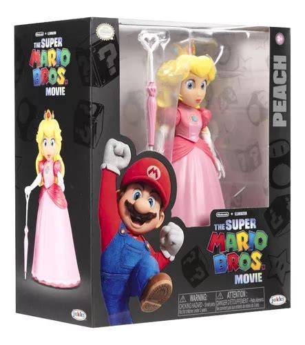 Figura Princesa Peach Cm Nintendo Mario Bros La Pelicula Mebuscar