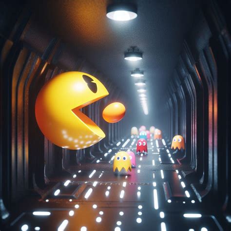 Pac-man : r/aiArt