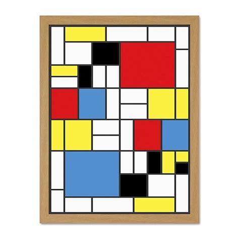 Doppelganger33 Ltd Piet Mondrian Abstract Cubes Squares Old Master Art