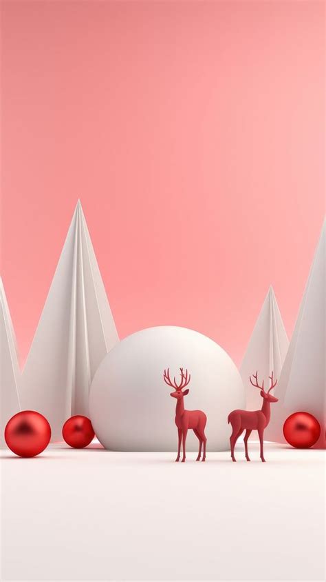 Christmas Wallpaper christmas animal mammal. | Premium Photo ...