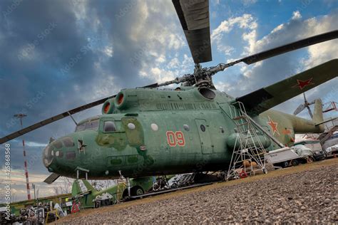 Huge of Mil Mi-6 Heavy lift helicopter Stock Photo | Adobe Stock