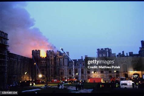 232 1992 Windsor Castle Fire Stock Photos, High-Res Pictures, and ...