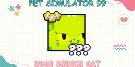 Buy Pets Huge Grinch Cat Roblox Pet Simulator 99 2598326 Itemku