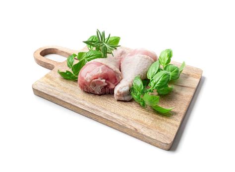 Raw Chicken Drumsticks Isolated Uncooked Poultry Legs Fresh Hen Meat