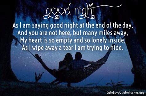 Good Night Love Poems for Her and Him with Romantic Images