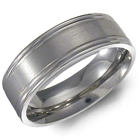 Mens Titanium Wedding Bands And Rings Ben Garelick