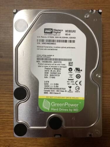 Western Digital WD AV GP WD30EURX 3 5 HDD 3TB AV TV EBay