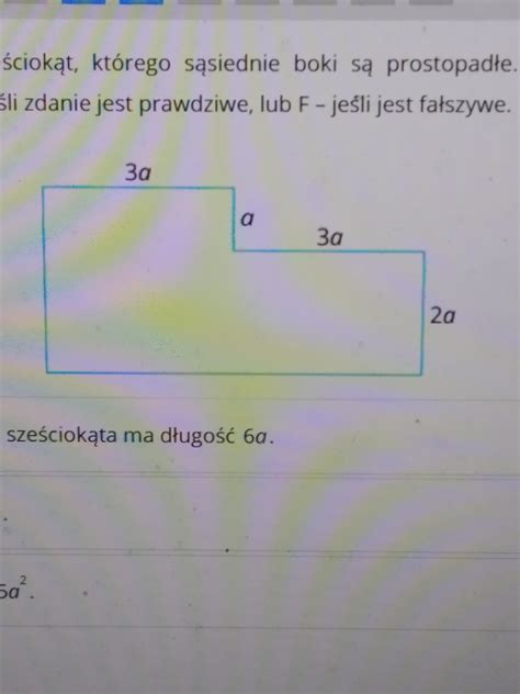 Na Rysunku Przedstawiono Sze Ciok T Kt Rego S Siednie Boki S