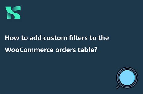 How To Add Custom Filters To The Woocommerce Orders Table Artemy Kaydash