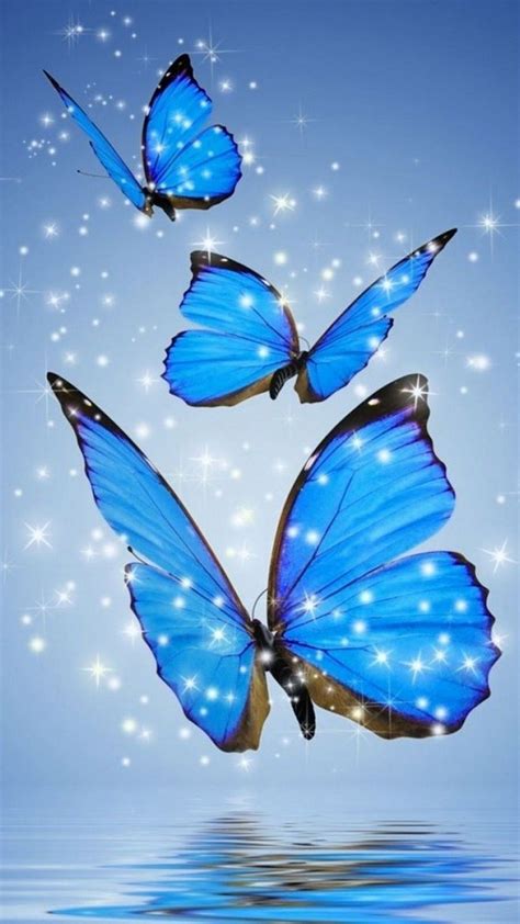 Blue Aesthetic Butterfly Wallpapers - Wallpaper Cave