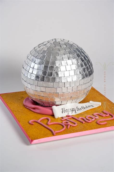 Seriously What Else Screams Party But A Disco Ball Cake Disco