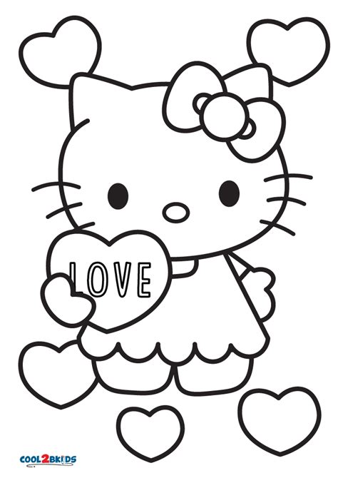 Hello Kitty As A Baby Coloring Pages