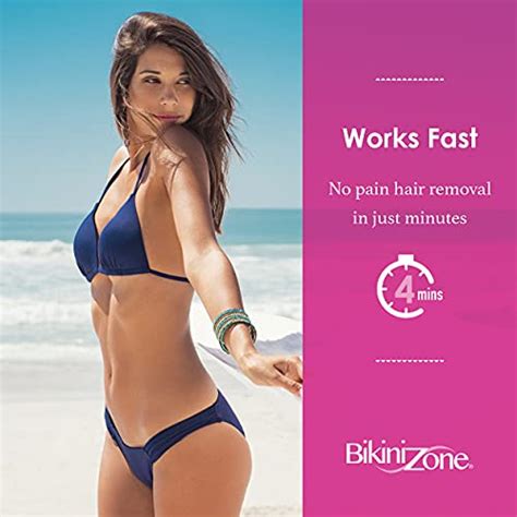 Bikini Zone Crème Hair Remover Instant Hair Removal in Minutes Good for Sensitive Skin