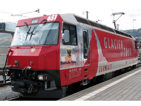 Der Rh Tischen Bahn Rhb Sbb Cff Ffs Ho Glacier On Tour Scheme