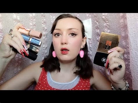 ASMR Makeup Haul Pokazujem vam moju novu šminku Tapping and