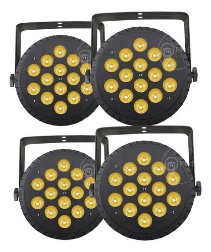 X Canh O Led Refletor Par Led Cree W Rgbwa In Dmx Bivolt