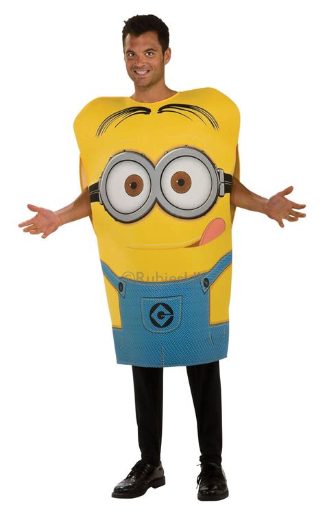 New Adult Ladies Mens Despicable Me Gru Dave Bob Minion Fancy Dress