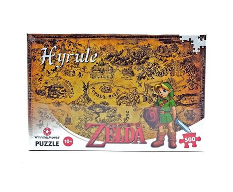 The Legend Of Zelda Hyrule 500 Piece Jigsaw Puzzle Walmart