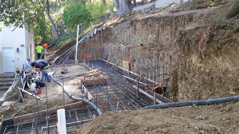 Hillside retaining wall construction – All Access Construction