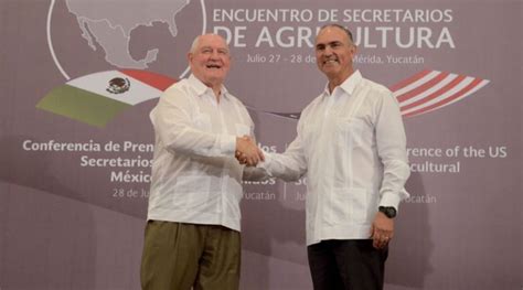 Se Re Nen Los Secretarios De Agricultura De M Xico Y Estados Unidos