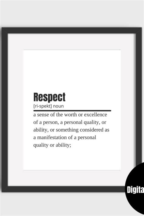 Respect Definition Artofit