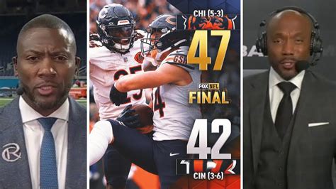 espn reacts caleb williams game winning td lifts bears  bengals