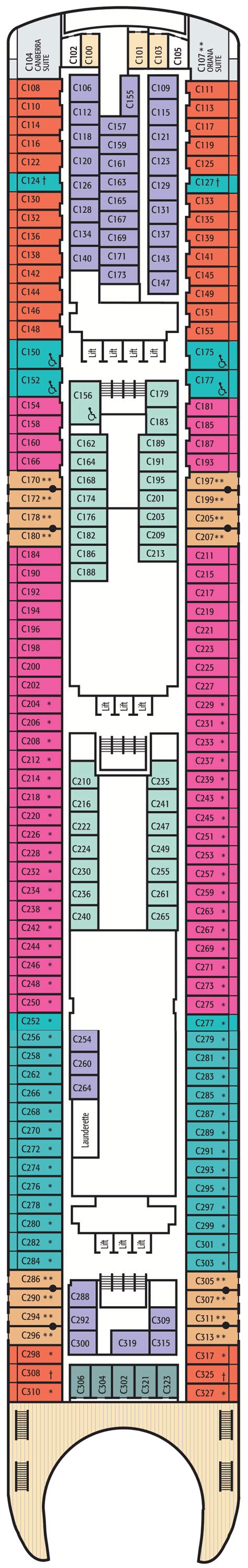 Aurora Deck Plans - Cruiseline.com