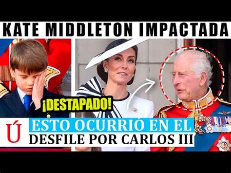 Kate Middleton RECIBE TRÁGICAS ÓRDENES de Carlos III en Trooping the