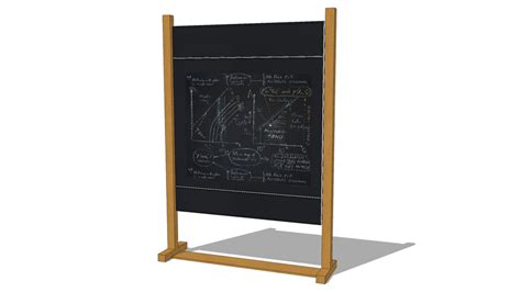 Old Style School Blackboard 3d Warehouse