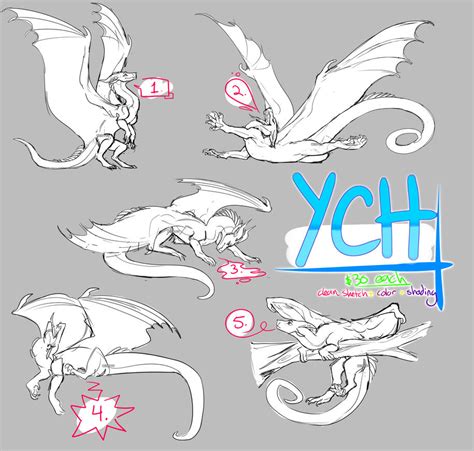 Now Taking Points Dragon Poses Ych 25 Open By Crionym On Deviantart