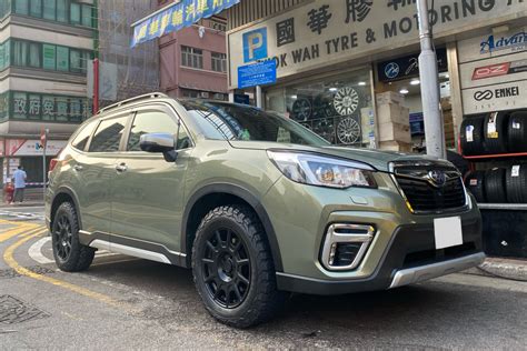 Subaru Forester Sk 17 Motegi Racing Mr139 Satin Black Wheels 國華膠輪