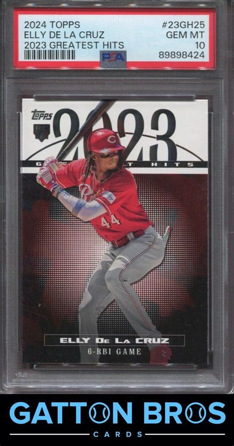 Elly De La Cruz 2024 Topps 23GH 25 2023 Greatest Hits Price Guide