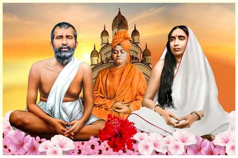 Ramkrishna Dev Sarada Ma And Swami Vivekananda Painting