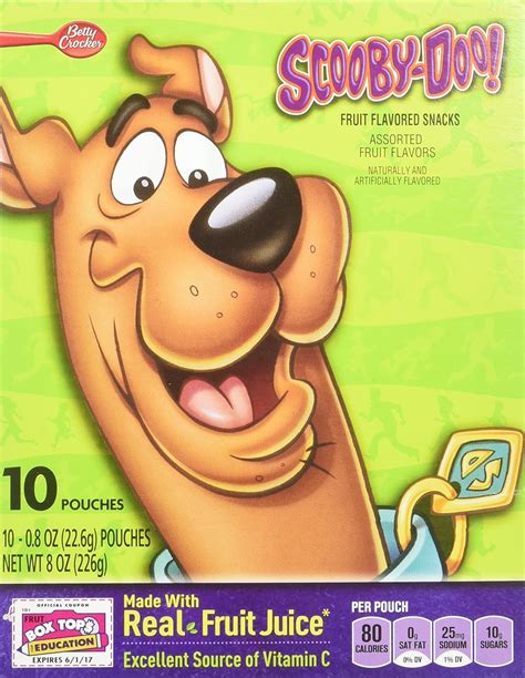 Buy Betty Crocker Scooby Doo Fruit Flavored Snacks 8 Oz Pack Of 3