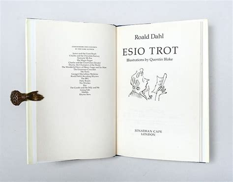 Esio Trot. Illustrations by Quentin Blake. by DAHL, Roald. | Peter ...