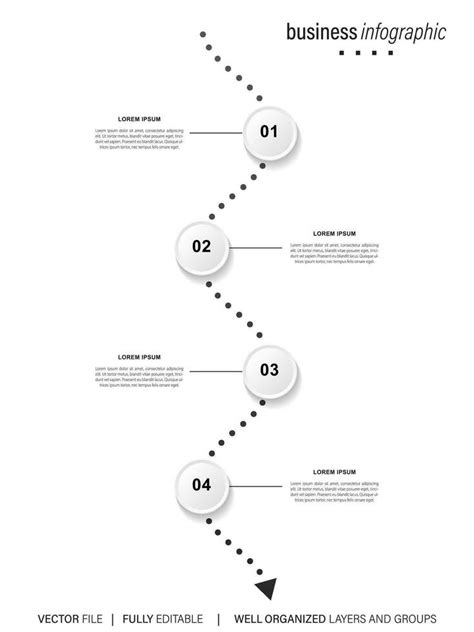 Steps Business Data Visualization Timeline Process Infographic Template