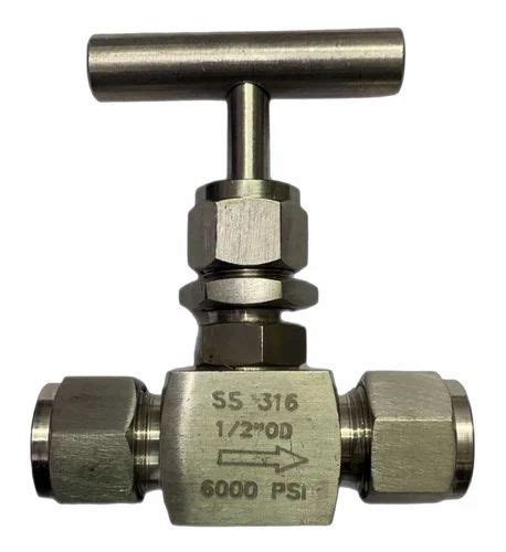 6000 Psi Stainless Steel Double Ferrule Needle Valve At Rs 450 Piece In