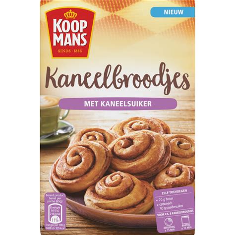 Koopmans Mix Voor Kaneelbroodjes Pak 362 Gram Dutchfoodexpress