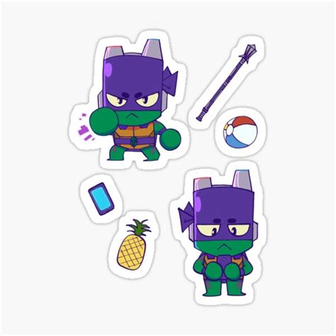 ROTTMNT Donnie Sticker For Sale By RoeExists Redbubble