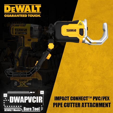 Dewalt Dwapvcir Dwacprir Impact Connect™ Pvcpex Copper Pipe Cutter Attachment Power Tool