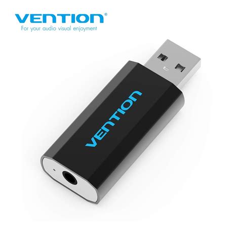 VENTION VAB S15 B 4Pole USB External Sound Card Black