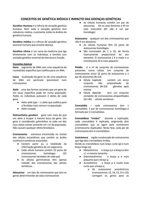 SOLUTION Gen Tica M Dica E Doen As Gen Ticas Studypool