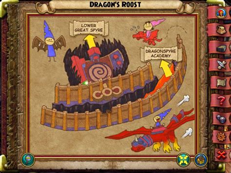 Image - Stone Rose Dragons Roost Map.png - Wizard 101 Wiki - Wizard 101 ...